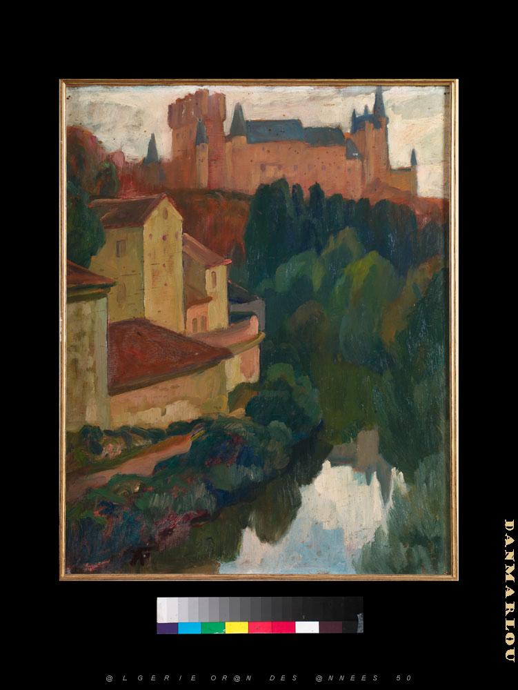 AUGUSTIN FERRANDO 1880-1957 Ferrando-010 L'Alcazar a Segovie,Espagne.jpg